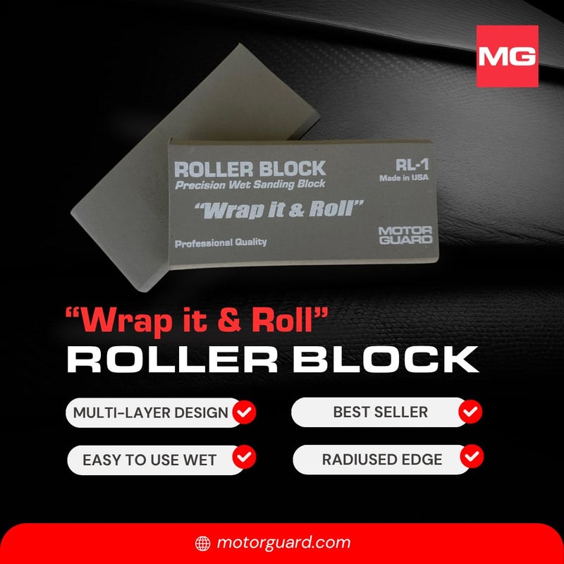 Motor Guard - Roller-Block Precision Wet Sanding Block (RL-1), One Size - Image 4